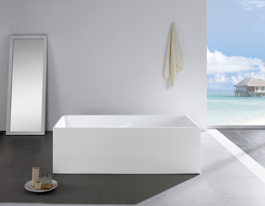 Kliff Multifit Free Standing Overflow Bath 1480x710