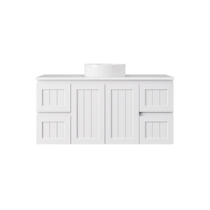 Archill Federation Single Bowl Wall Hung PVC Cabinet 1190x455x560