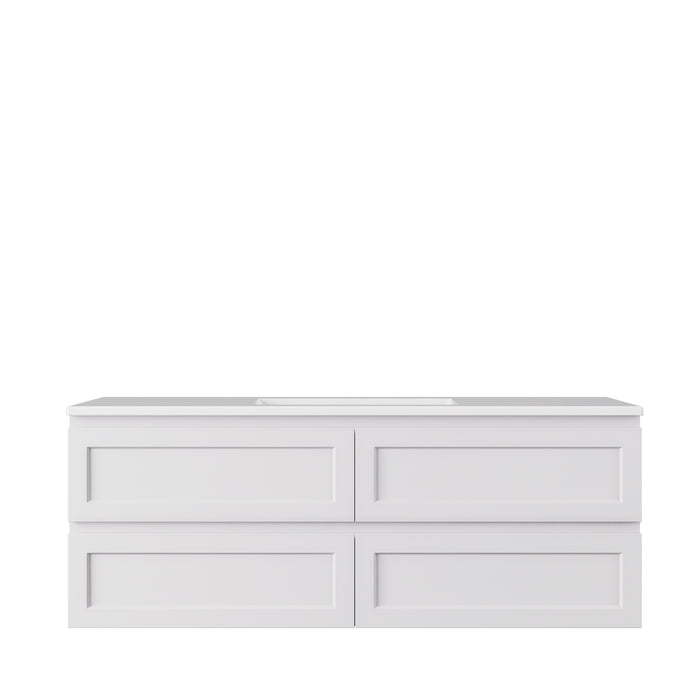 Hamilton Federation Single Bowl Wall Hung PVC Cabinet 1490x455x560