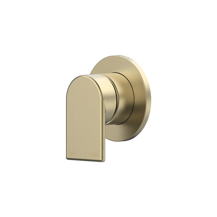 Lekki Shower/Wall Mixer Brushed Gold
