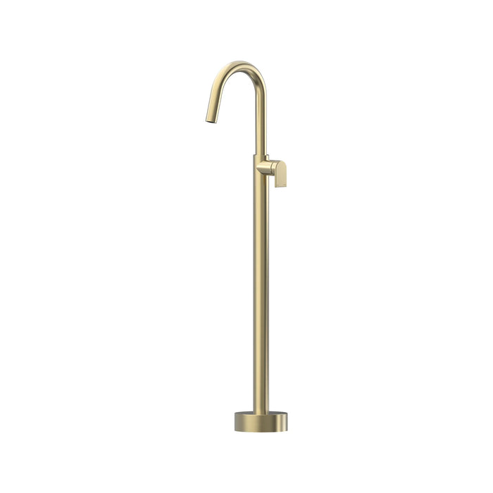 Lekki Floor Mounted Bath Mixer Brushed Gold