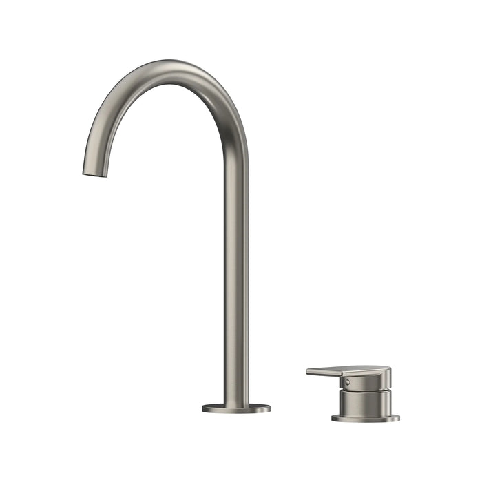 Lekki Hob Mixer with Curve Spout 175mm Brushed Nickel