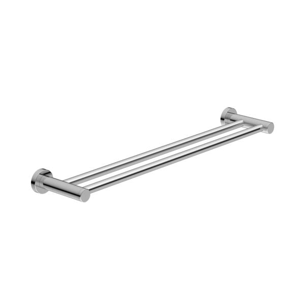 Classic Double Towel Rail 600mm Chrome