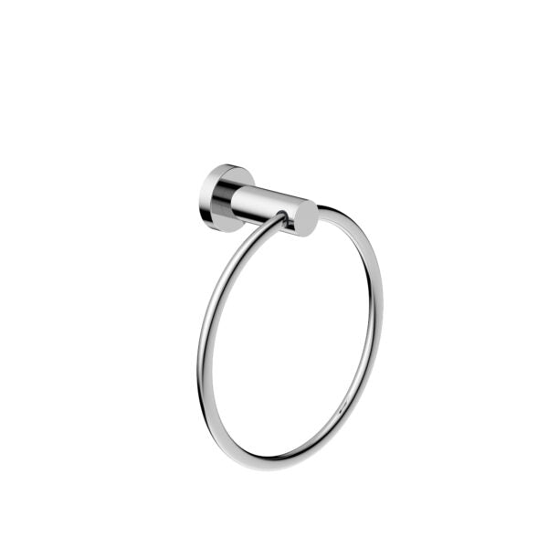 Classic Hand Towel Ring Chrome