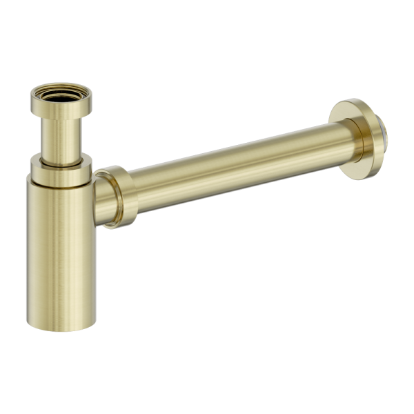 40mm Round Bottle Trap II Brushed Gold