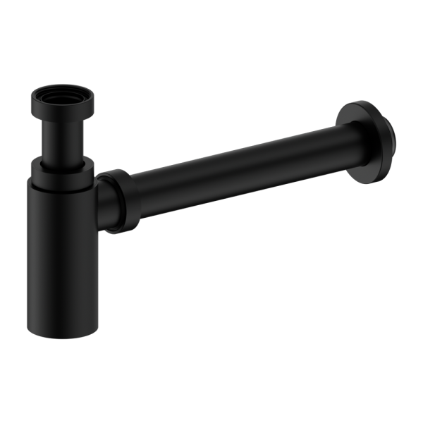 40mm Round Bottle Trap II Matte Black