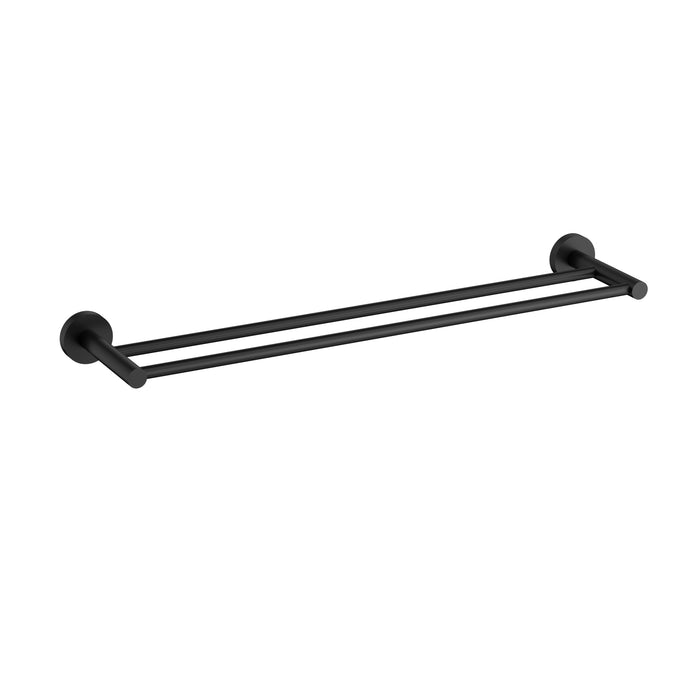 Otus Double Towel Rail Matt Black