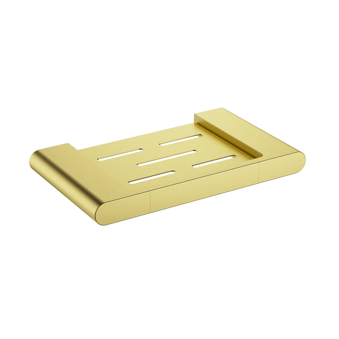 Cora Metal Soap Dish Brushed Gold