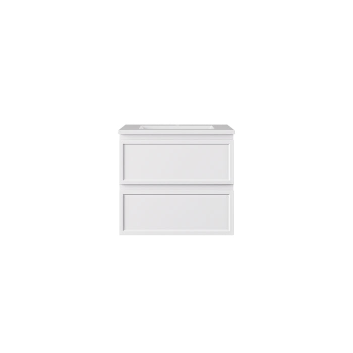 New Hamilton Federation Slim Wall Hung PVC Cabinet 590x455x500