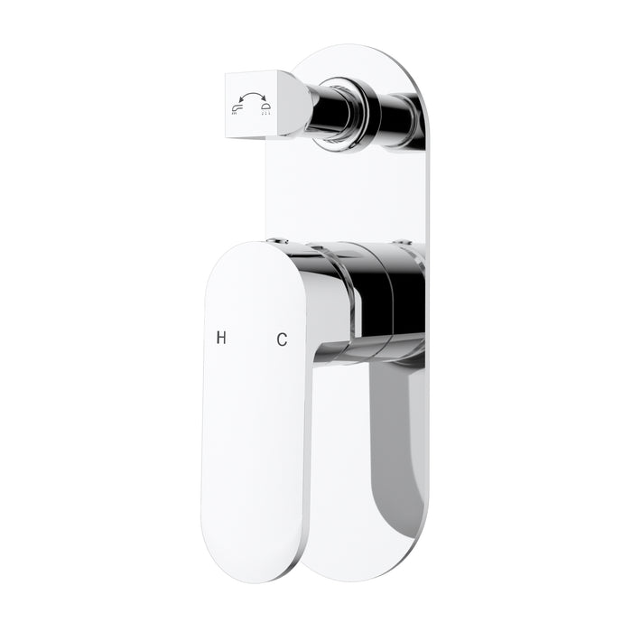 Cora Wall Mixer Diverter Chrome