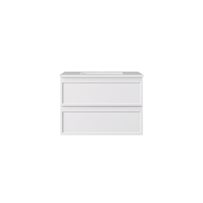 New Hamilton Federation Slim Wall Hung PVC Cabinet 740x455x500