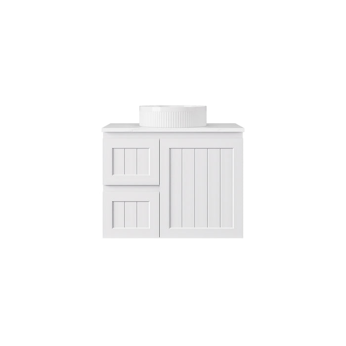 Archill Federation Left Wall Hung PVC Cabinet 740x455x560