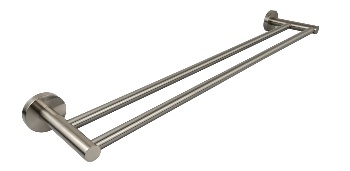 Otus Towel Rail Double 600mm - Brushed Nickel