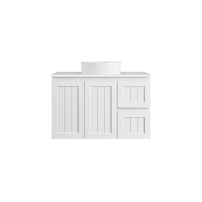 Archill Federation Right Wall Hung PVC Cabinet 890x455x560
