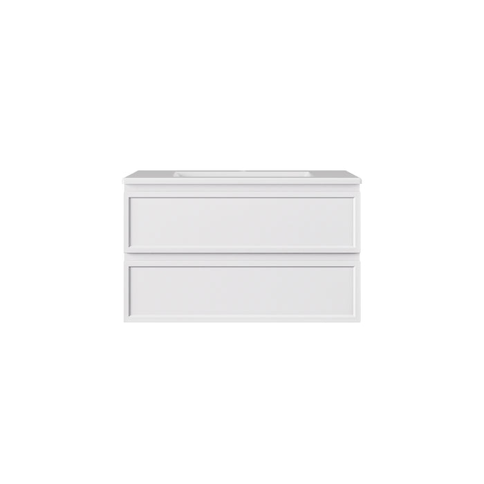 New Hamilton Federation Slim Wall Hung PVC Cabinet 890x455x500