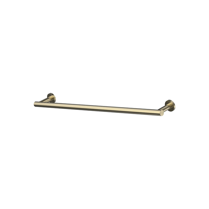 Lekki Single Towel Rail 600mm Brushed Gold