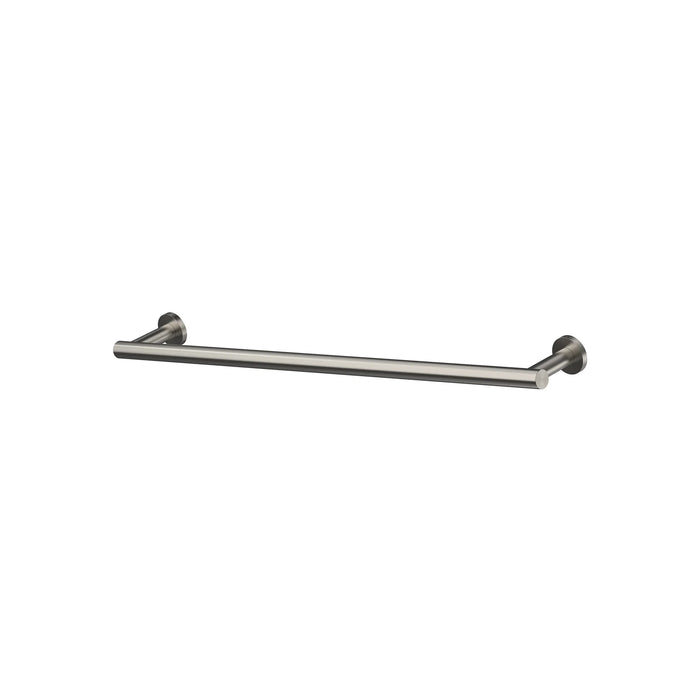 Lekki Single Towel Rail 600mm Brushed Nickel