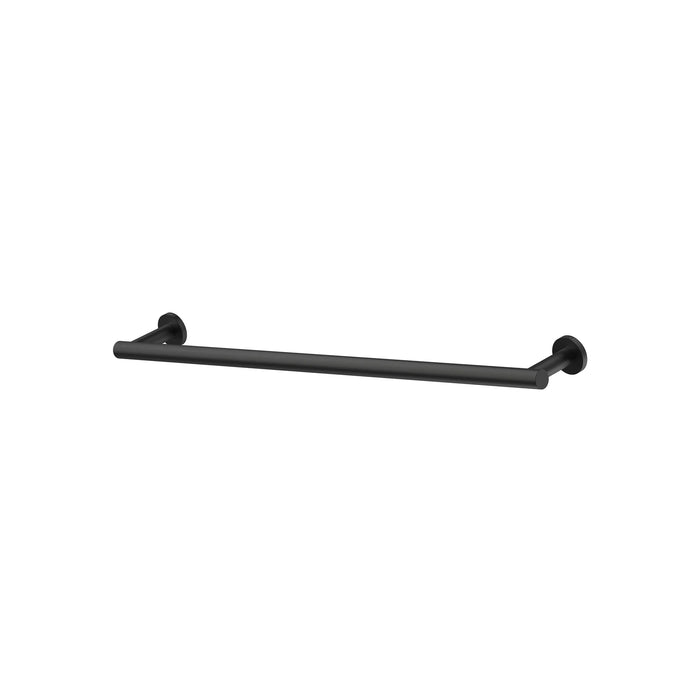 Lekki Single Towel Rail 600mm Matte Black