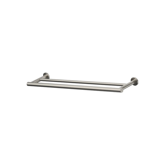 Lekki Double Towel Rail 600mm Brushed Nickel
