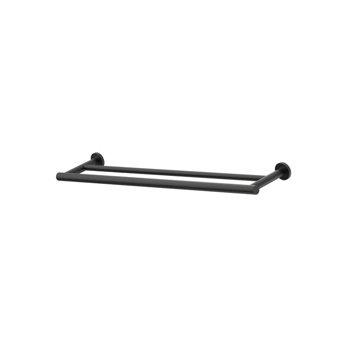 Lekki Double Towel Rail 600mm Matte Black