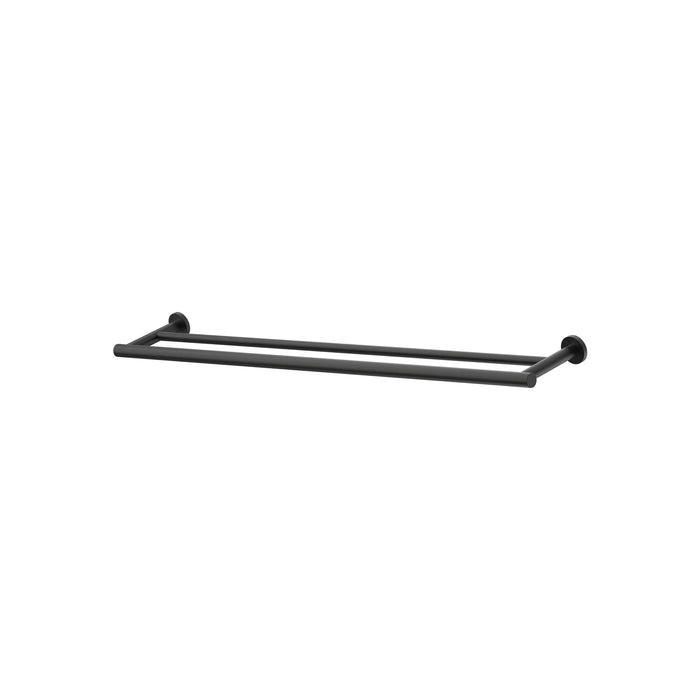 Lekki Double Towel Rail 800mm Matte Black