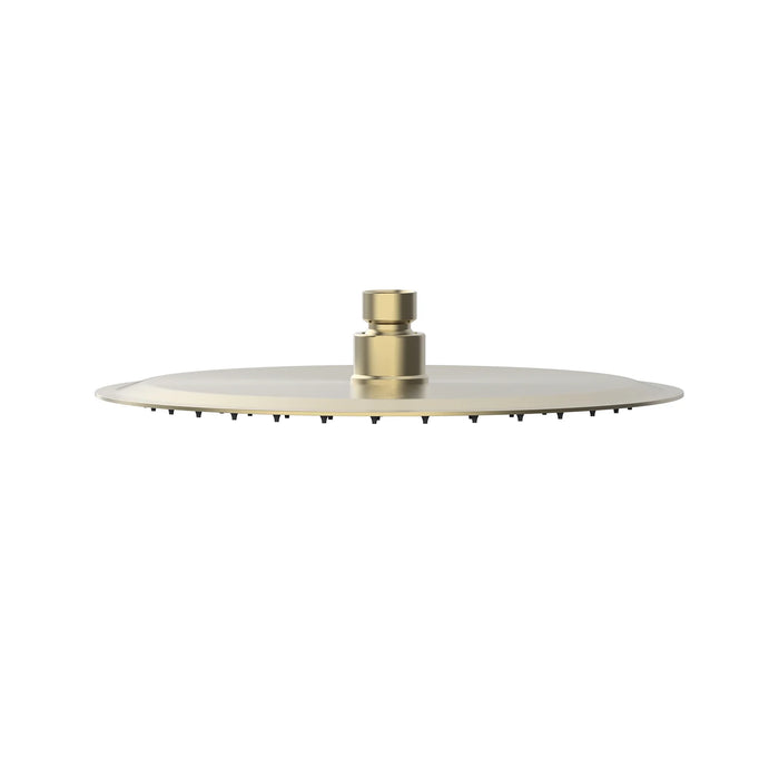 Elanna Round Rain Shower Head 250mm Brushed Gold