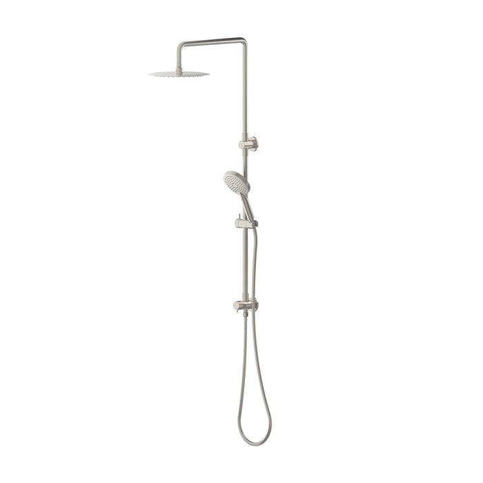 Elanna Combination Shower Set with Squareline Arm Brushed Nickel