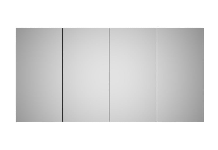 Alpha PVC Shaving Cabinet - White 1500mm