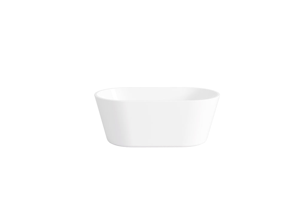 Agena Acrylic Free-Standing Bath - Gloss White 1700x800