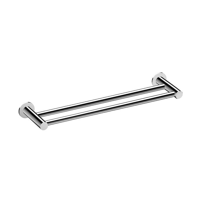Classic Nu Double Towel Rail 600mm Stainless Steel