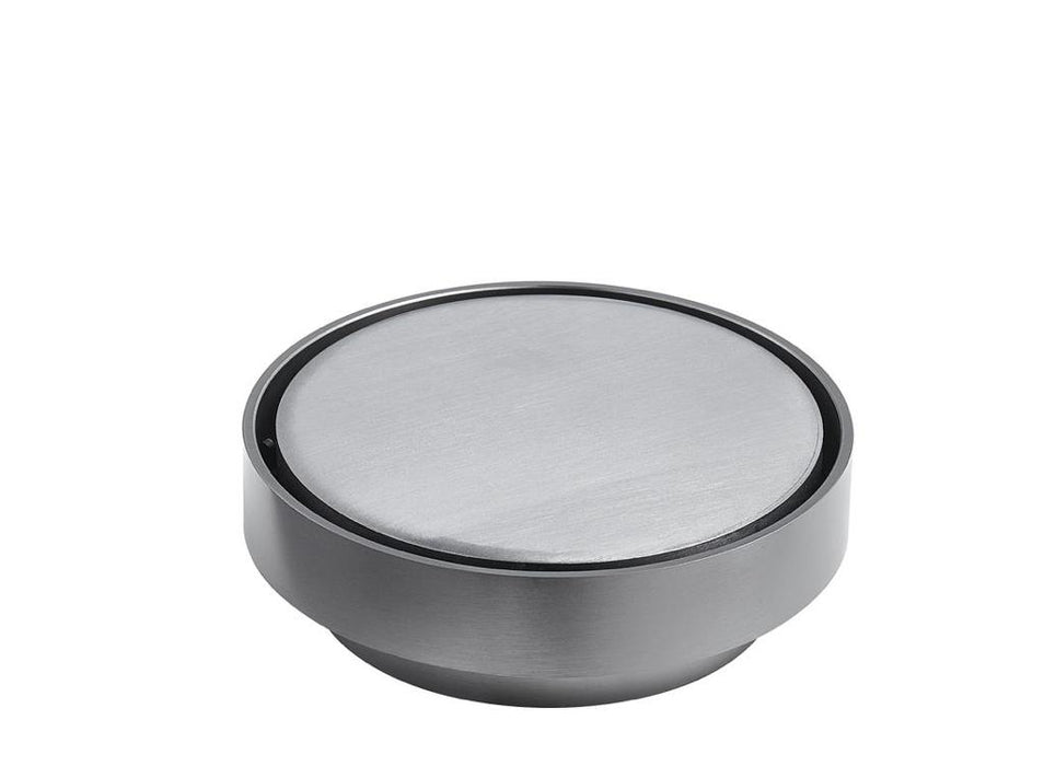 Round Tile Insert Floor Drain - Gun metal 88mm