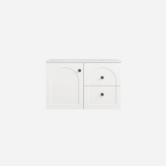 Chester Federation Right Wall hung PVC Cabinet 740x455x470