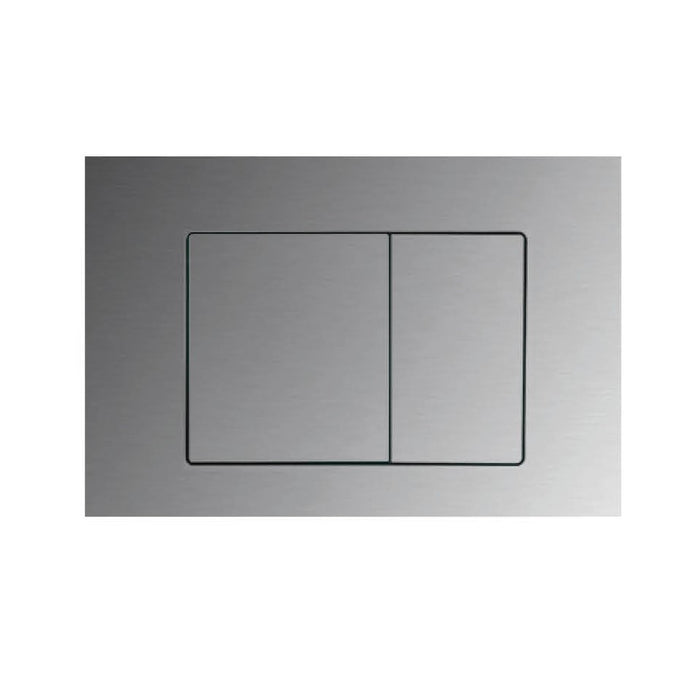 Square Flush Button Brushed Nickel
