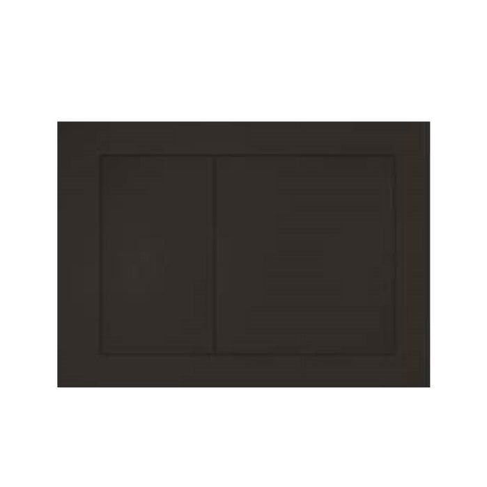 Square Flush Button Matte Black