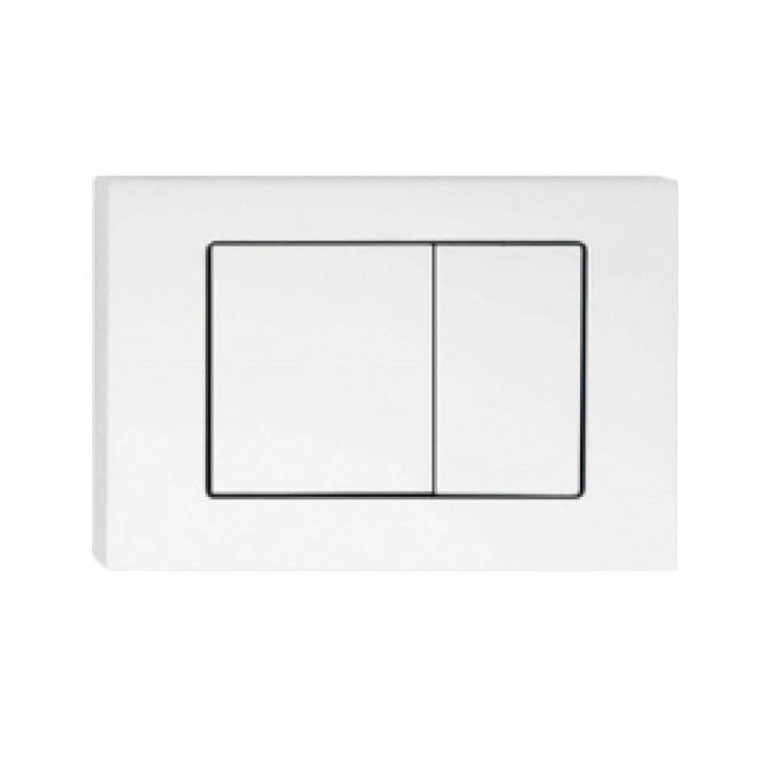Square Flush Button White
