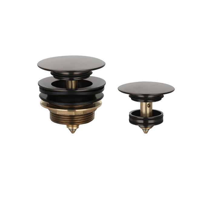 40MM Non Overflow Bathtub Pop-Up Waste - Brushed Gun Metal