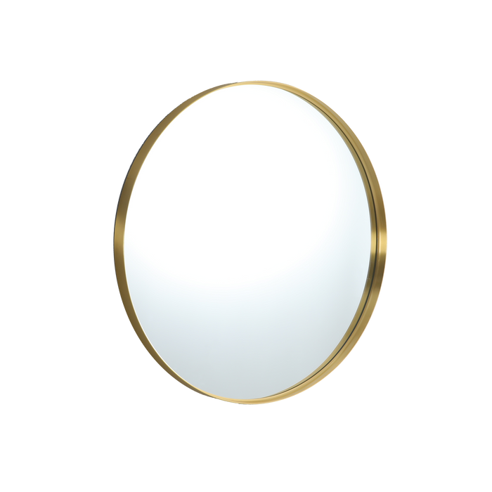 Orbis Framed Mirror - Brushed Gold