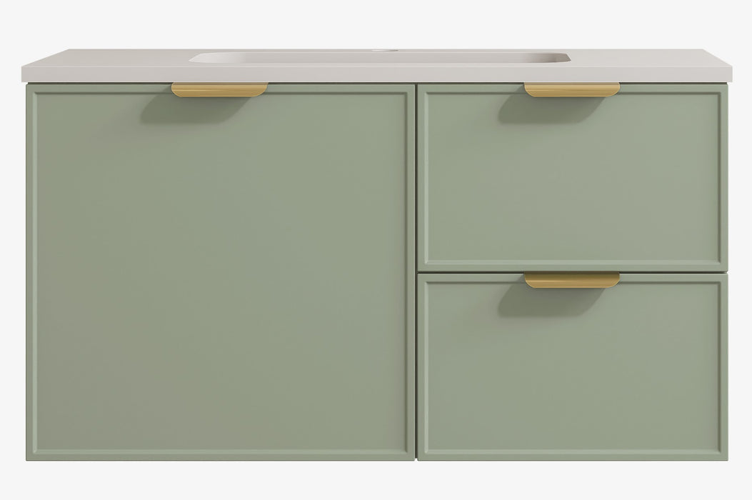 Madura Federation Single Bowl Wall Hung Cabinet 1490x455x560