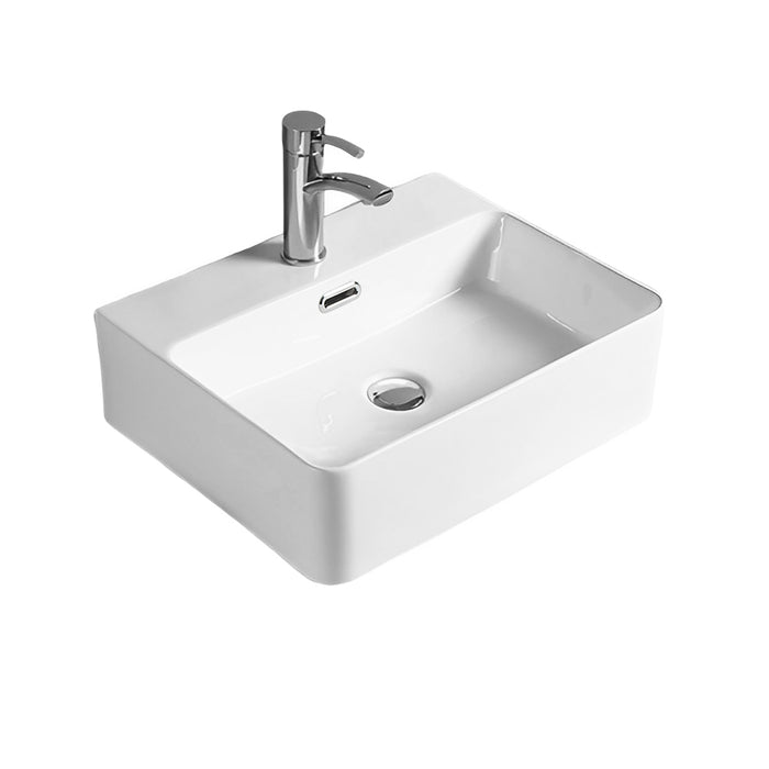 Kliff Fine Ceramic Wall Hung /Above Basin - Gloss white