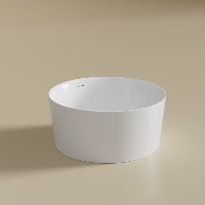 Paradiso Free Standing Bathtub - Matte White 1300x1300