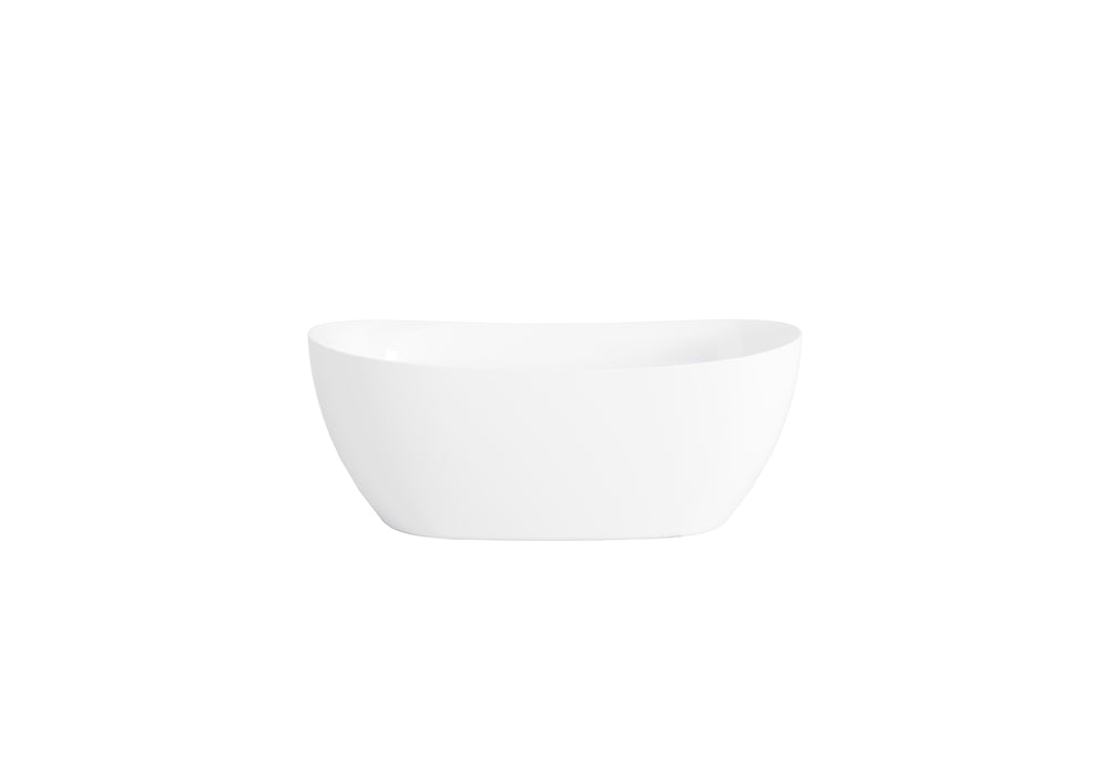 Valla Acrylic Free Standing Bathtub - Gloss white 1600x750
