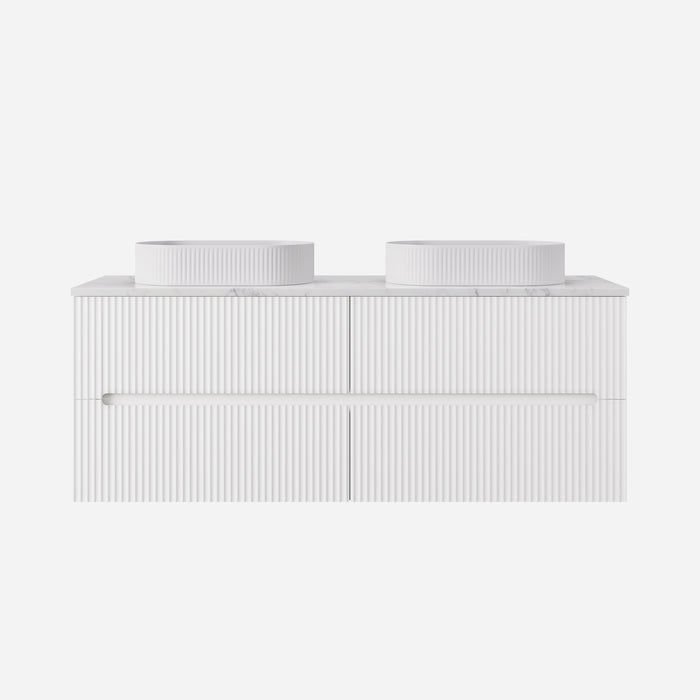 Cabarita Morden Double Bowl Wall Hung PVC Cabinet 1490x455x540