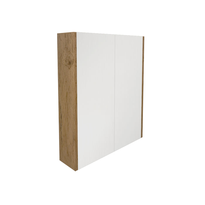 Camden Pencil Edge Shaving Cabinet - Prime Oak 600x720