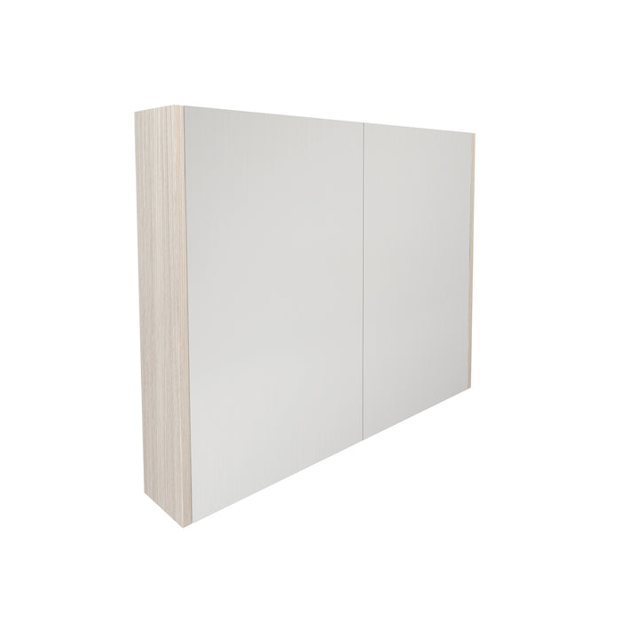 Camden Pencil Edge Shaving Cabinet - Coastal Oak 900x720