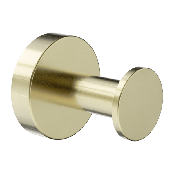 Classic Robe Hook Brushed Gold