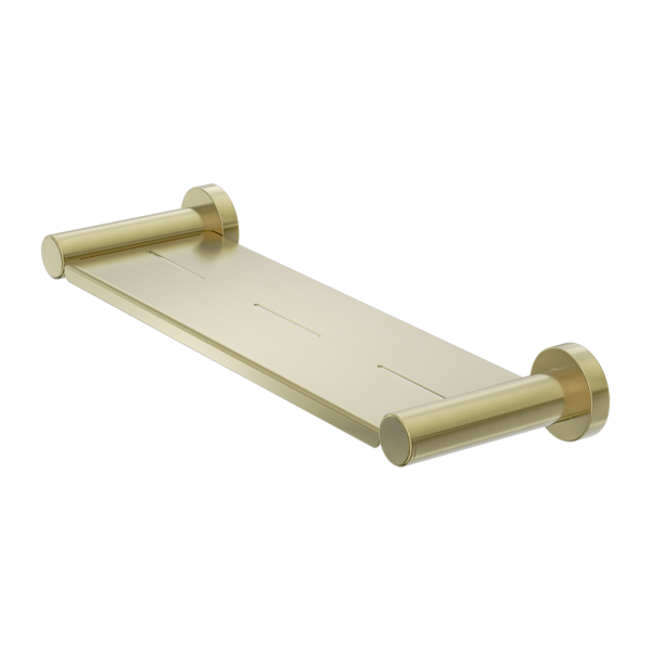 Classic Metal Shower Shelf Brushed Gold