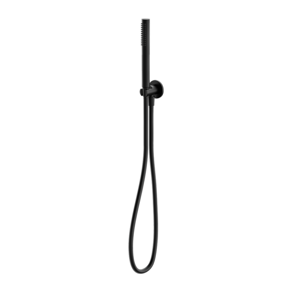 Slim Shower On Bracket Matte Black