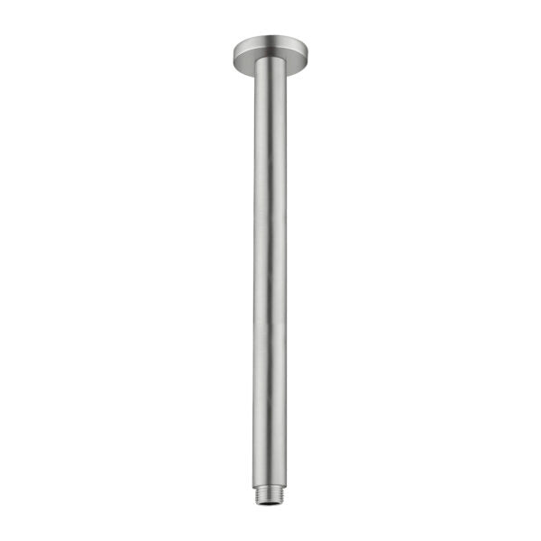 Round Ceiling Arm 300mm Length Brushed Nickel