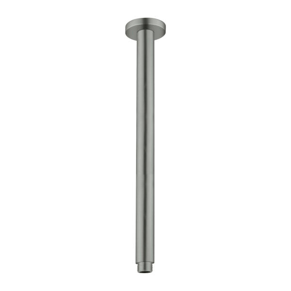 Round Ceiling Arm 300mm Length Gun Metal