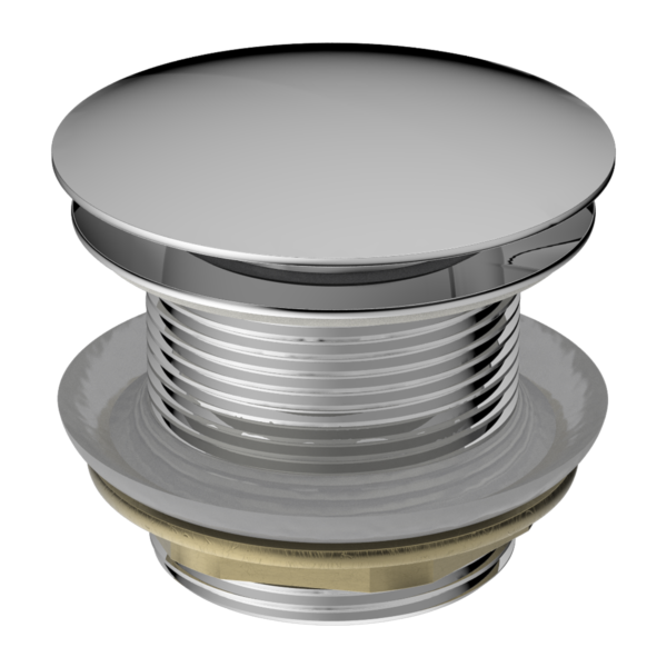 40mm Bath Pop-Up Plug With Removable Waste No Overflow Chrome